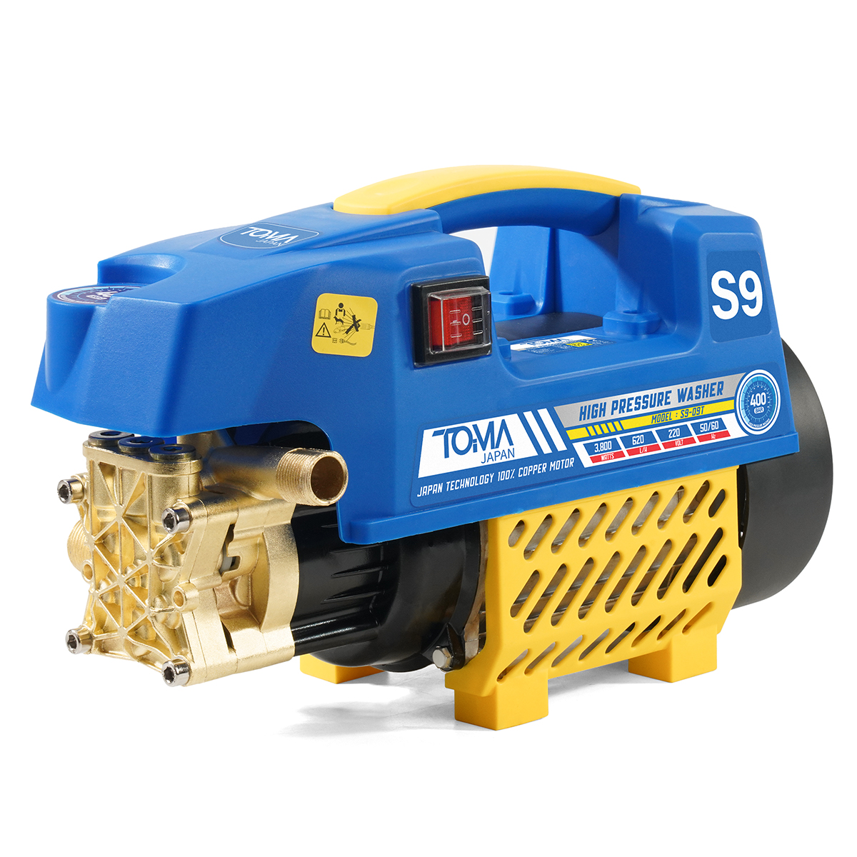 เครื่องฉีดน้ำแรงดันสูง TOMA JAPAN รุ่น S9-400BT 400 บาร์ 3800 วัตต์_2